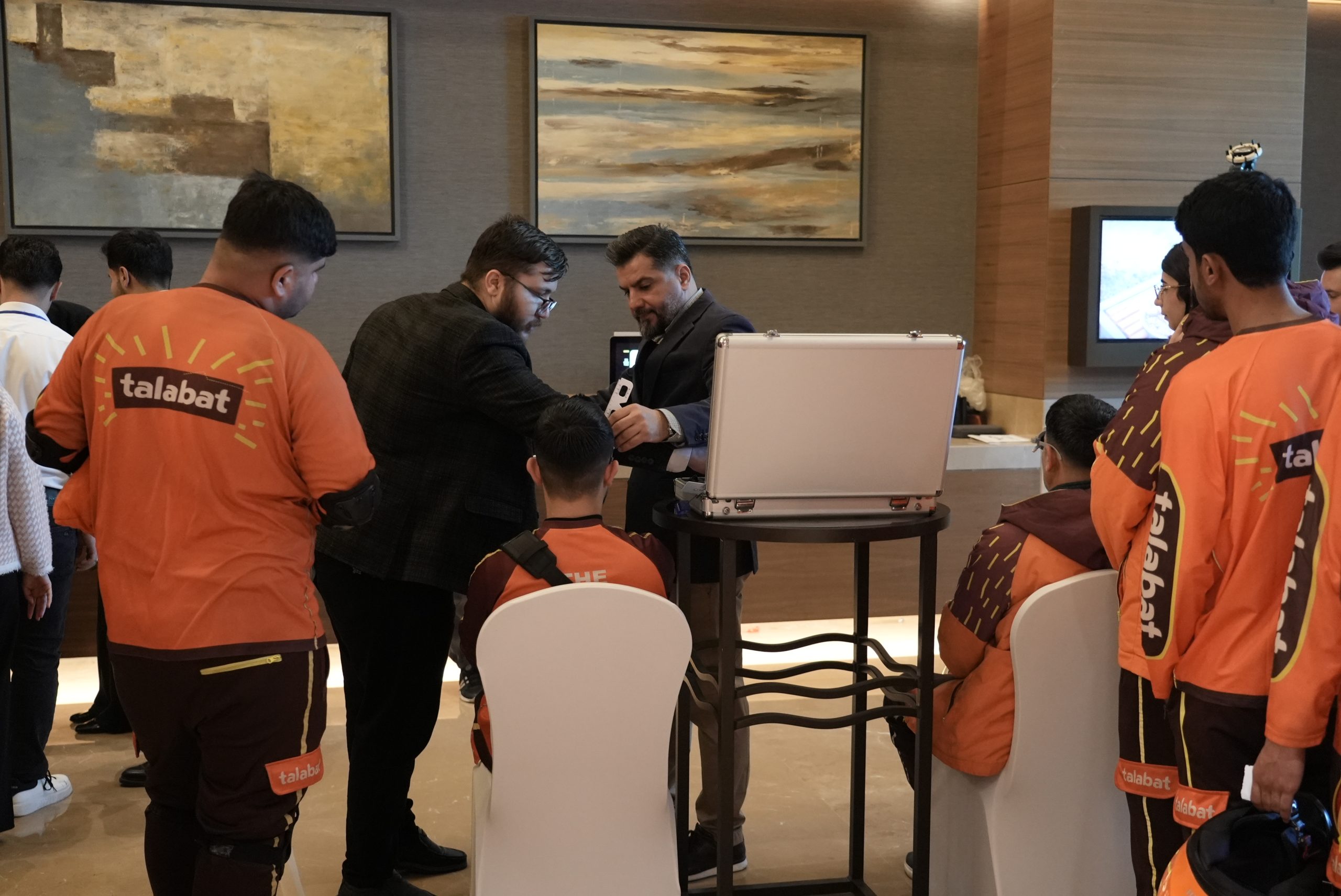Optometry Department Collaboration with Talabat for Drivers Screening 1